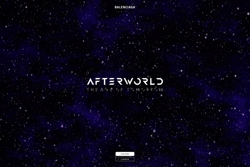 Balenciaga 通过网络游戏“Afterworld”发布 21 秋冬系列，重点关注主题和细节，展示 Demna Gvasalia 的思想和他对世界的看法。